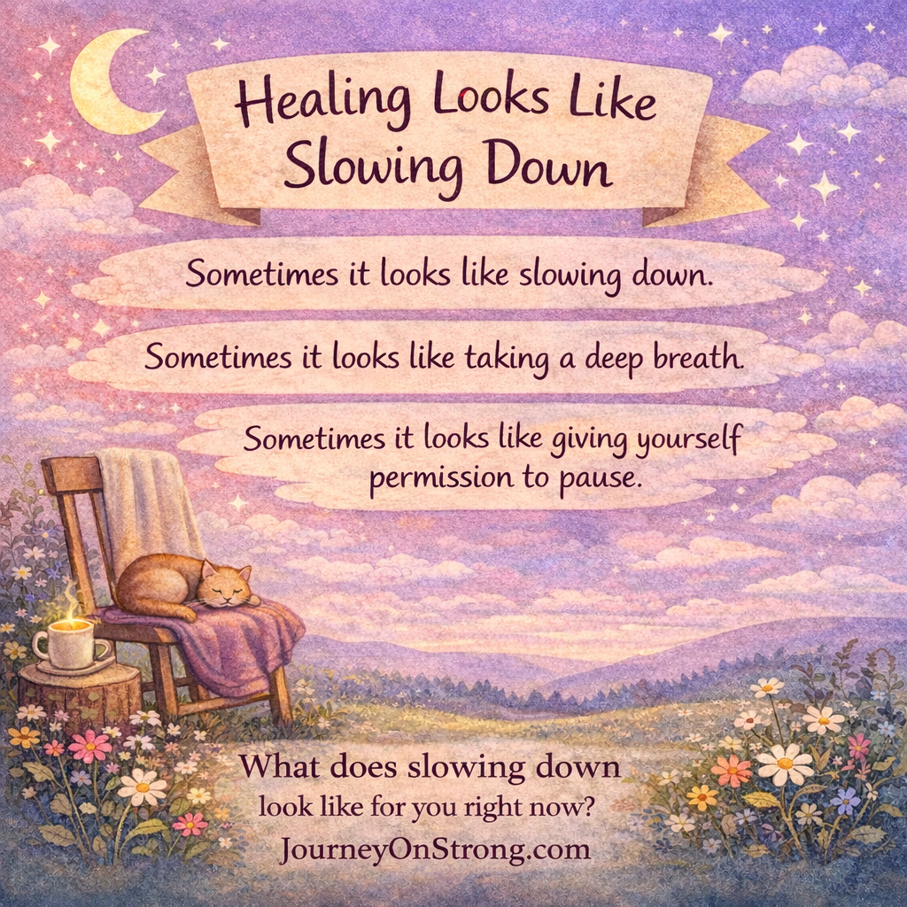 Healing Looks Like Slowing Down
